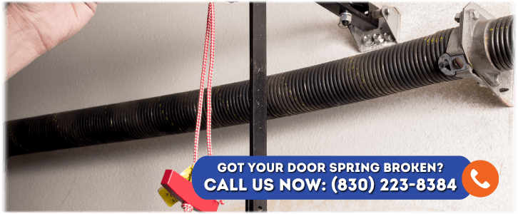 Broken Garage Door Spring New Braunfels TX